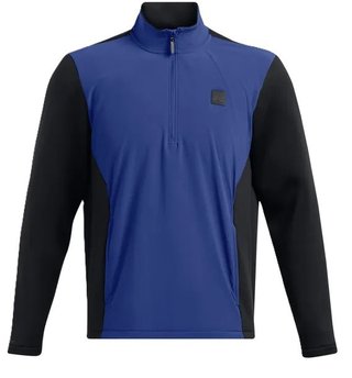 Under Armour Drive Pro Storm Hybrid 1/2-Zip męska bluza, czarno/granatowa