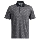 Under Armour Playoff 3.0 Check Jaquard męskie polo, czarno/białe