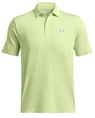 Under Armour Playoff 3.0 Check Jaquard męskie polo, jasnozielone