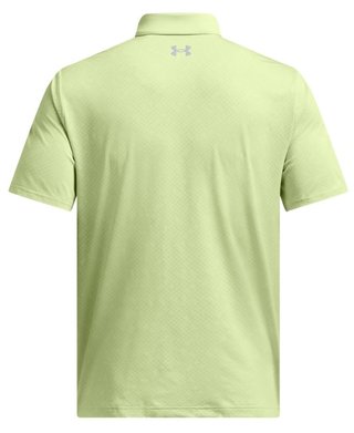 Under Armour Playoff 3.0 Check Jaquard męskie polo, jasnozielone