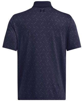 Under Armour Playoff 3.0 Check Jaquard męskie polo, midnight navy