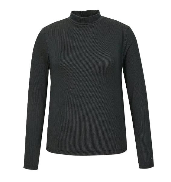 Under Armour Drive LS Mock dmaska koszulka funkcyjna, czarna