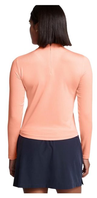 Under Armour Drive LongSleeve Mock damskie triko z długim rękawem, flare orange/white