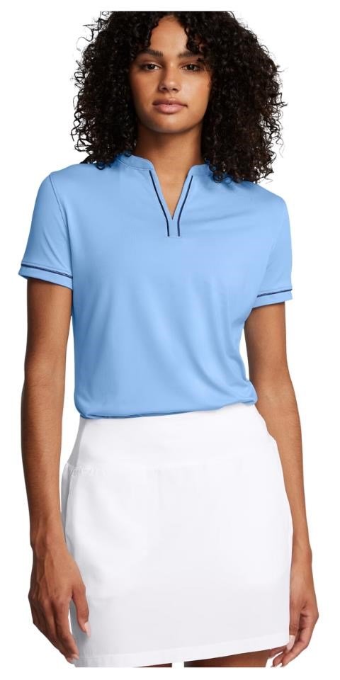 Under Armour Playoff 3.0 Novelty damskie polo, niebieski