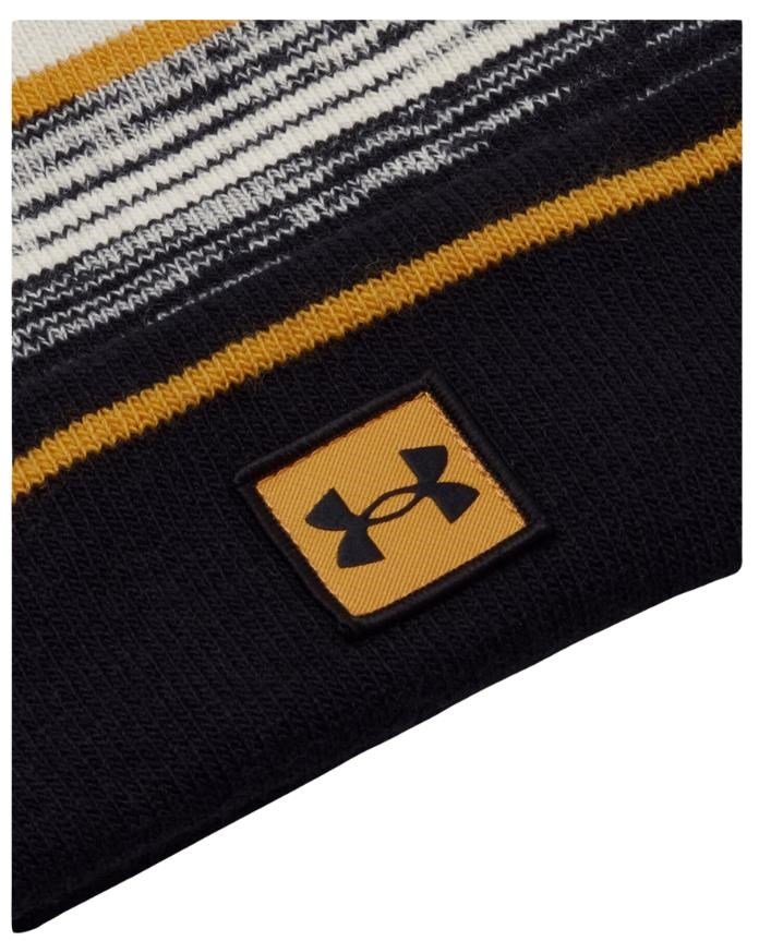 Under Armour Halftime Pom Beanie czapka zimowa, summit white/golden yellow