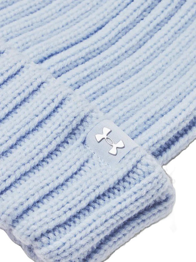 Under Armour Halftime Pom Beanie damska czapka zimowa, niebieska