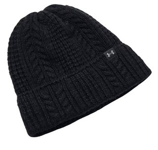 Under Armour Halftime Cable Knit czapka zimowa, czarna