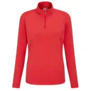 PING Aveline Half Zip damska bluza, cayenne