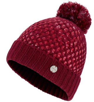 PING Oti Textured Knit Bobble czapka zimowa, tibetan red multi