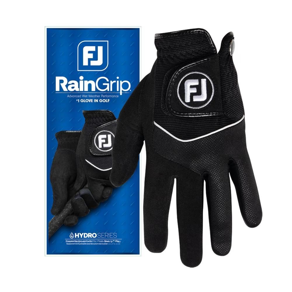 FootJoy RainGrip męska rękawiczka golfowa,czarna