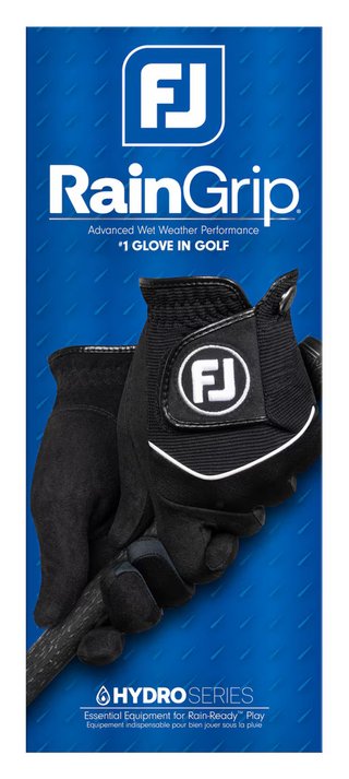 FootJoy RainGrip damska rękawiczka (1 para), czarna