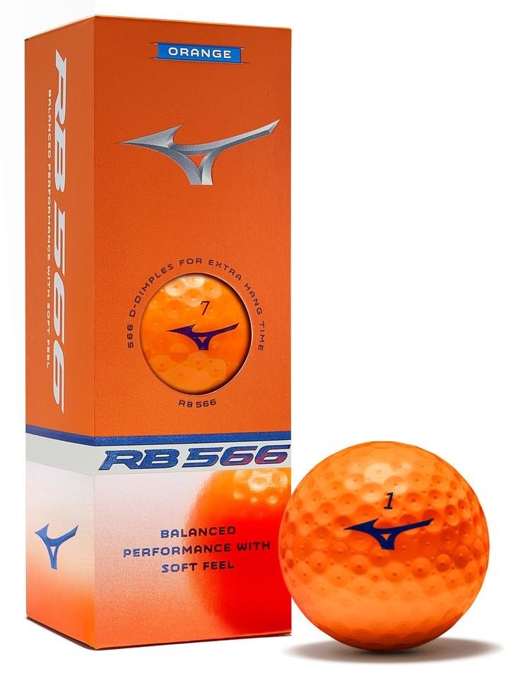 Mizuno RB 566 piłki golfowe, pomarańczowe