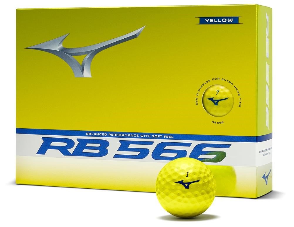 Mizuno RB 566 piłki golfowe, żółte