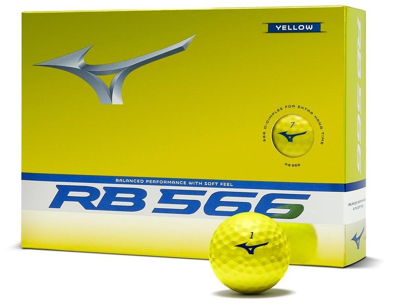 Mizuno RB 566 piłki golfowe, żółte