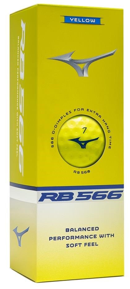Mizuno RB 566 piłki golfowe, żółte
