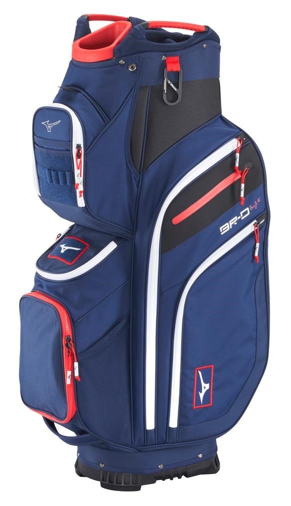 Mizuno BR-D4 cart bag, granatowo/czerwony