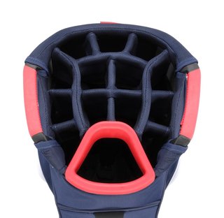 Mizuno BR-D4 cart bag, granatowo/czerwony