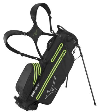 Mizuno BR-DRI stand bag, czarno/zielony