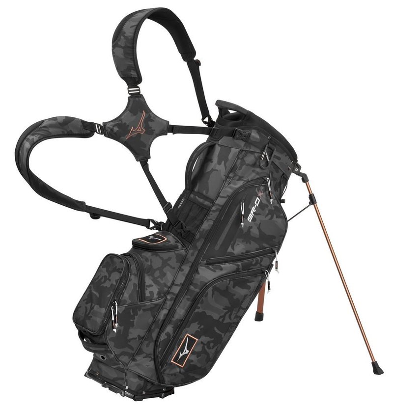 Mizuno BR-DX stand bag, camo/copper