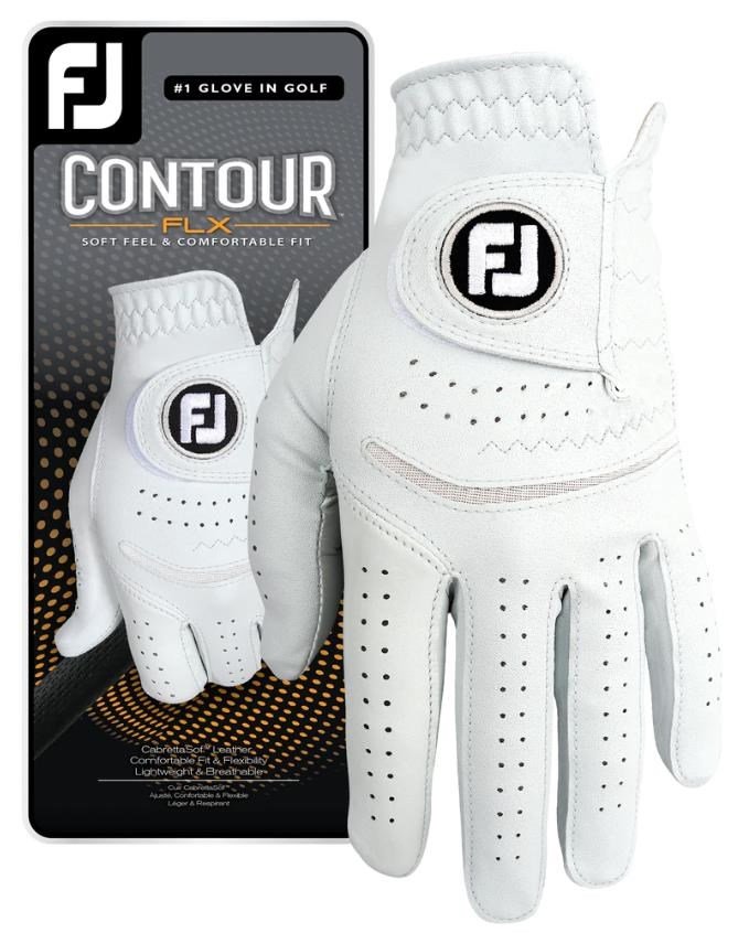 FootJoy Contour FLX męska rękawiczka golfowa, biała