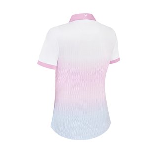 Callaway Chev Gradient Short Sleeve damskie polo, brilliant white