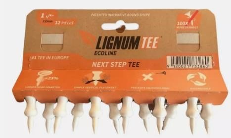 Lignum Tee Ecoline plastikowe tee 32mm, 12szt., biała
