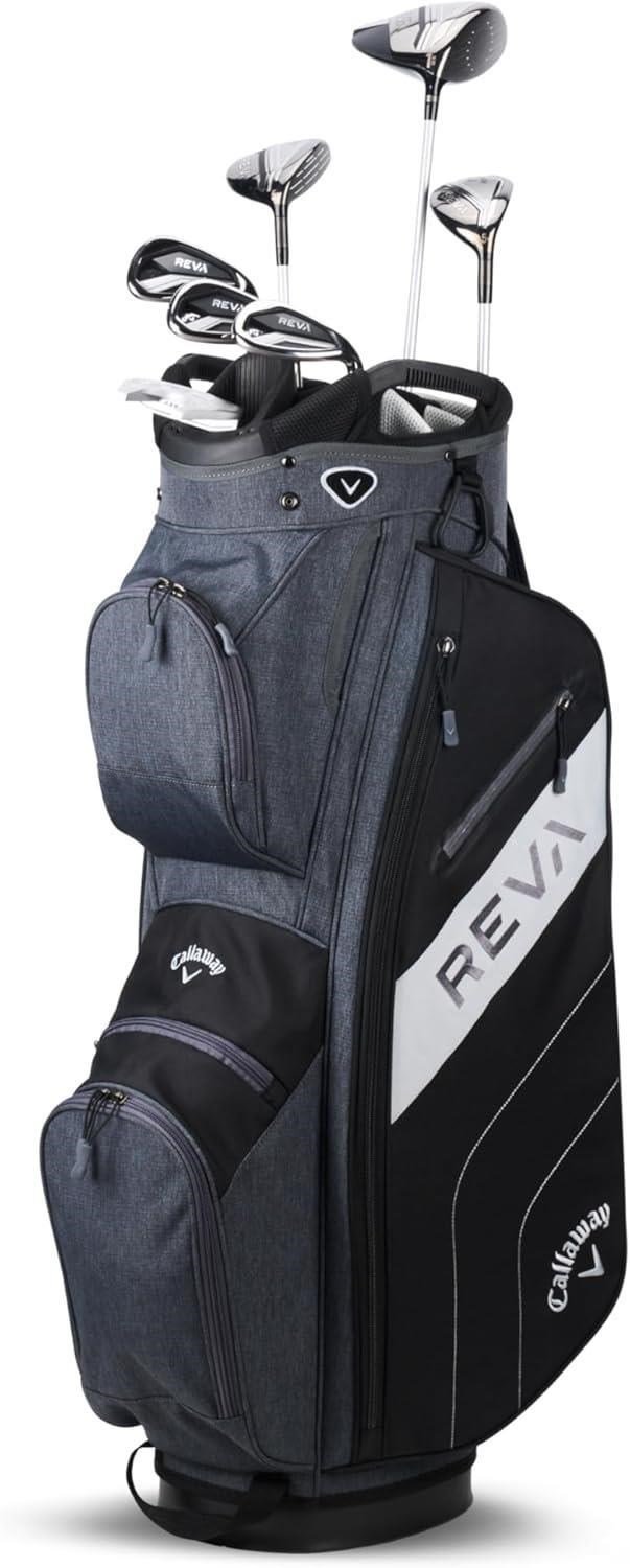 Callaway REVA 8-Piece damski zestaw golfowy, czarny, lewy