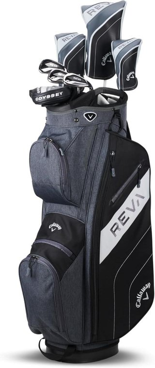 Callaway REVA 8-Piece damski zestaw golfowy, czarny, lewy
