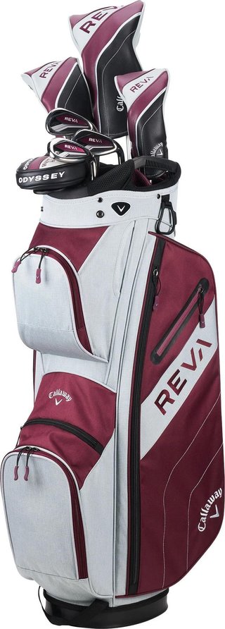 Callaway REVA 8-Piece damski zestaw golfowy, eggplant