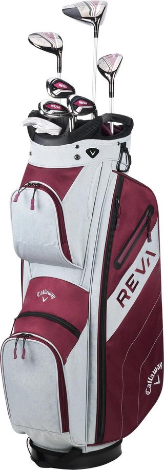 Callaway REVA 8-Piece damski zestaw golfowy, eggplant
