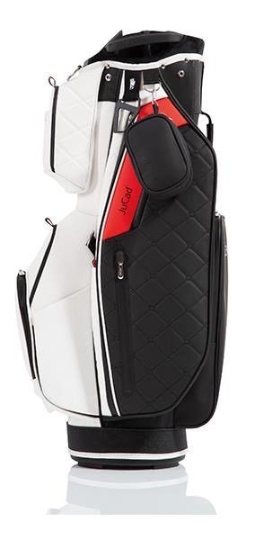 JuCad First Class cart bag, czarno/czerwony