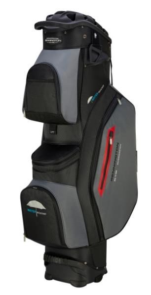 Bennington QO 14 Water Resistant cart bag, szaro/czarny/czerwony