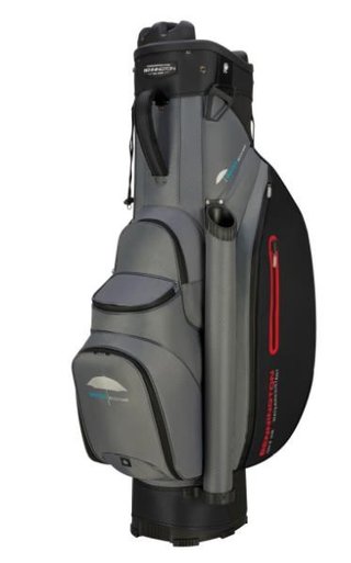 Bennington QO 9 Water Resistant cart bag - szaro/czarny/czerwony