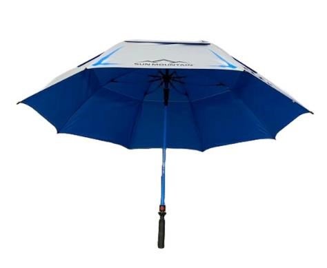 Sun Mountain Chrome UV parasol golfowy 68", niebieski