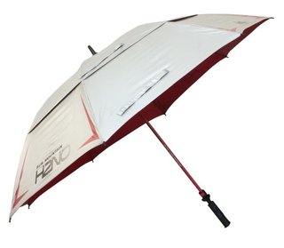 Sun Mountain Chrome UV parasol golfowy 68", czerwony