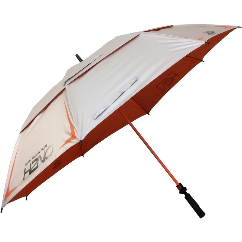 Sun Mountain H2NO CHROME UV parasol, pomarańczowy
