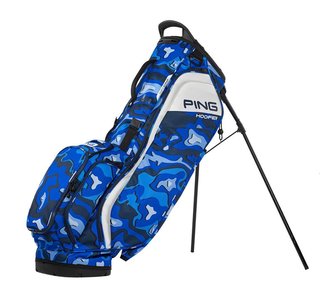 Limited Edition - Ping Hoofer stand bag, blue topo