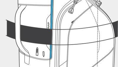 Limited Edition - Ping Hoofer stand bag, blue topo