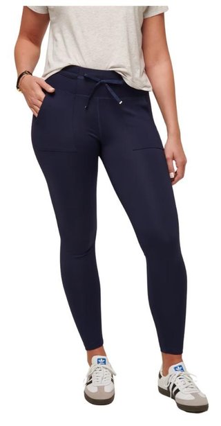 Travis Mathew Friday Ponte damskie leginsy, granatowe