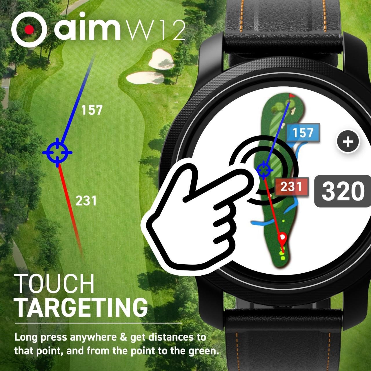 Golf Buddy aim W12 GPS zegarek