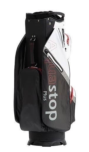 JuCad AquaStop Plus cart bag, czarno/biało/czerwony