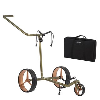 JuCad Carbon Verde Rosé wózek golfowy + torba