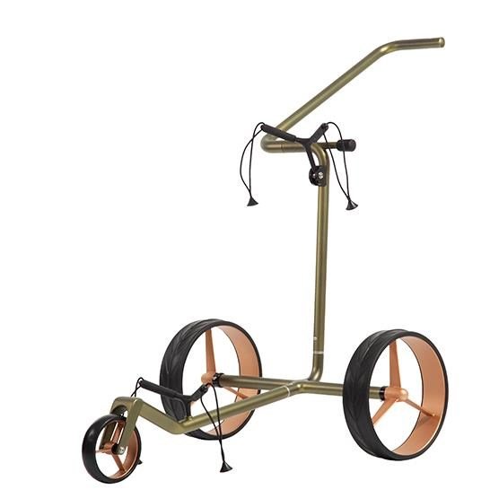 JuCad Carbon Verde Rosé wózek golfowy + torba