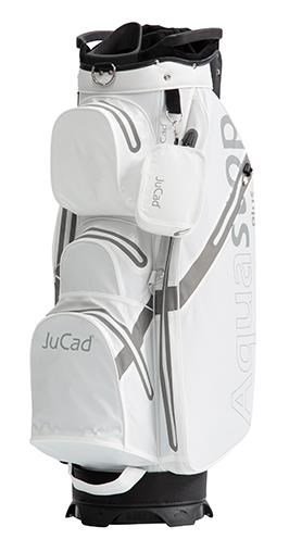 JuCad Aquastop Plus cart bag, biało/szary