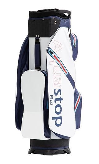 JuCad Aquastop Plus cart bag - biało/granatowo/czerwony (racing design)