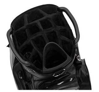 JuCad Aquastop Plus cart bag - biało/granatowo/czerwony (racing design)