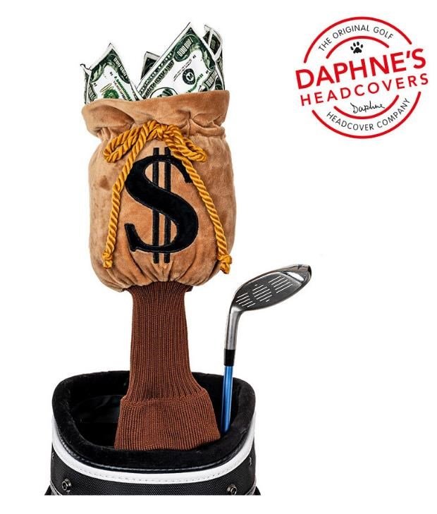 Daphne's driver headcover, money bag
