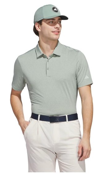 Adidas Ultimate365 Mini Bunker męskie polo, silver green