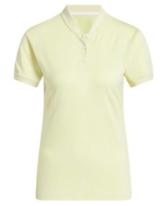 Adidas Ultimate365 Diamond Jacquard damskie polo, powder yellow