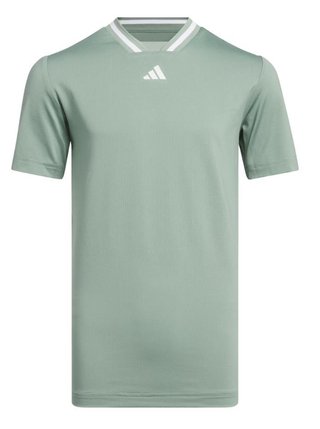 Adidas Collar dziecięce polo, silver green